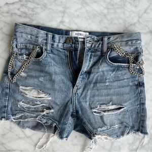 Pistola Denim Chain Shorts